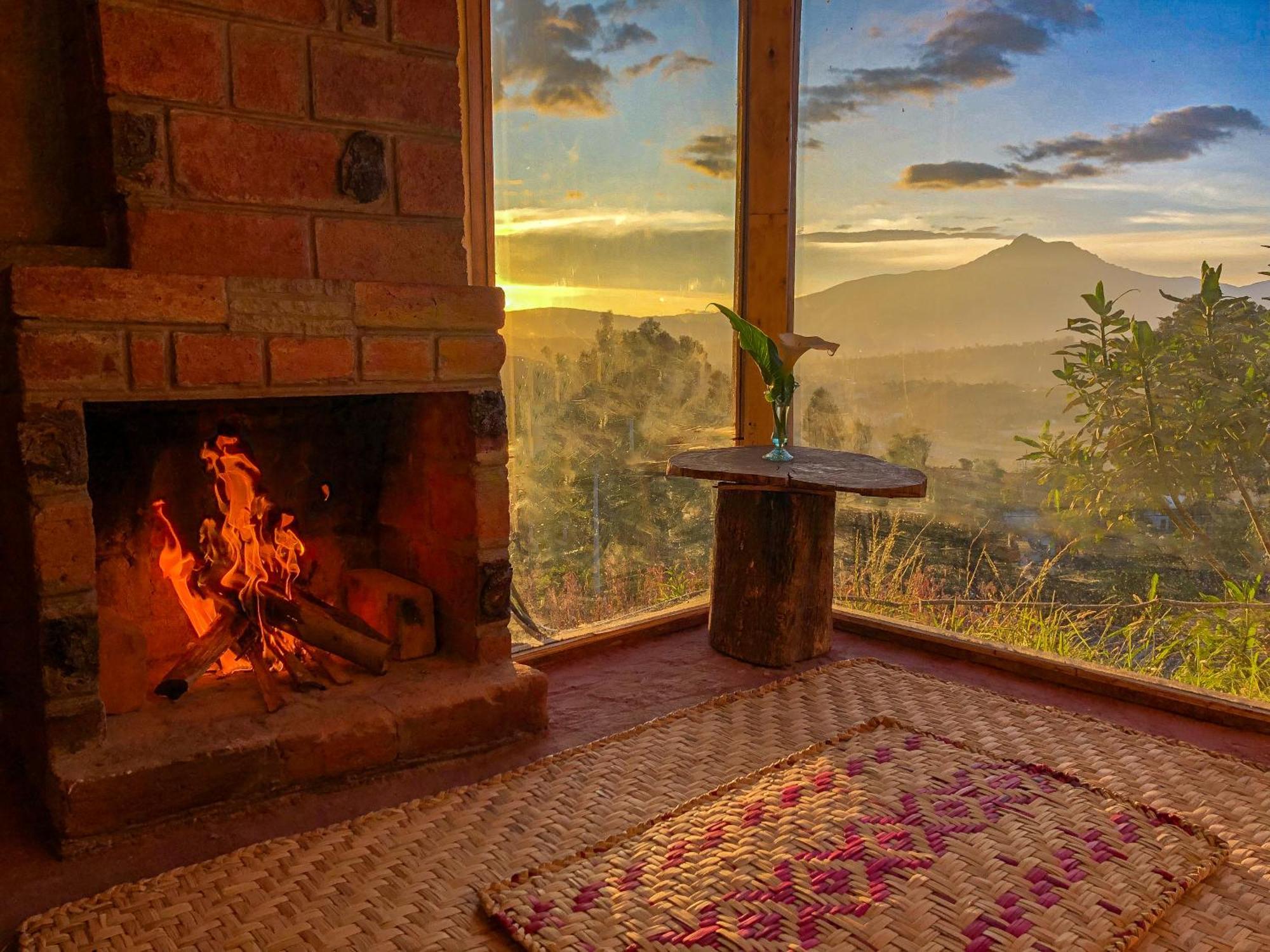 Cabanas Y Glampings Balcon Del Lago Otavalo Eksteriør billede